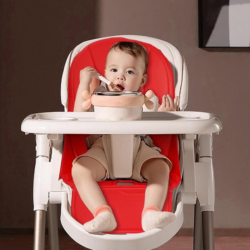 Dining Chair Cushion Kids Stay In Place Backing Seat Pad Cushion Leather Anti-Scratch Easy Clean Chair For Antilop High Chair