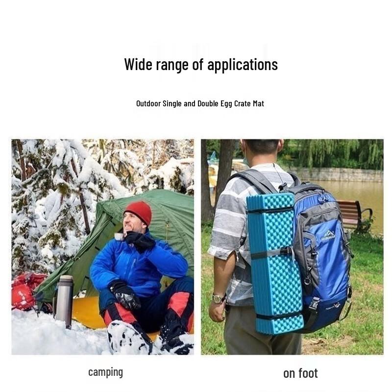 Lightweight Folding Egg Crate Sleeping Pad