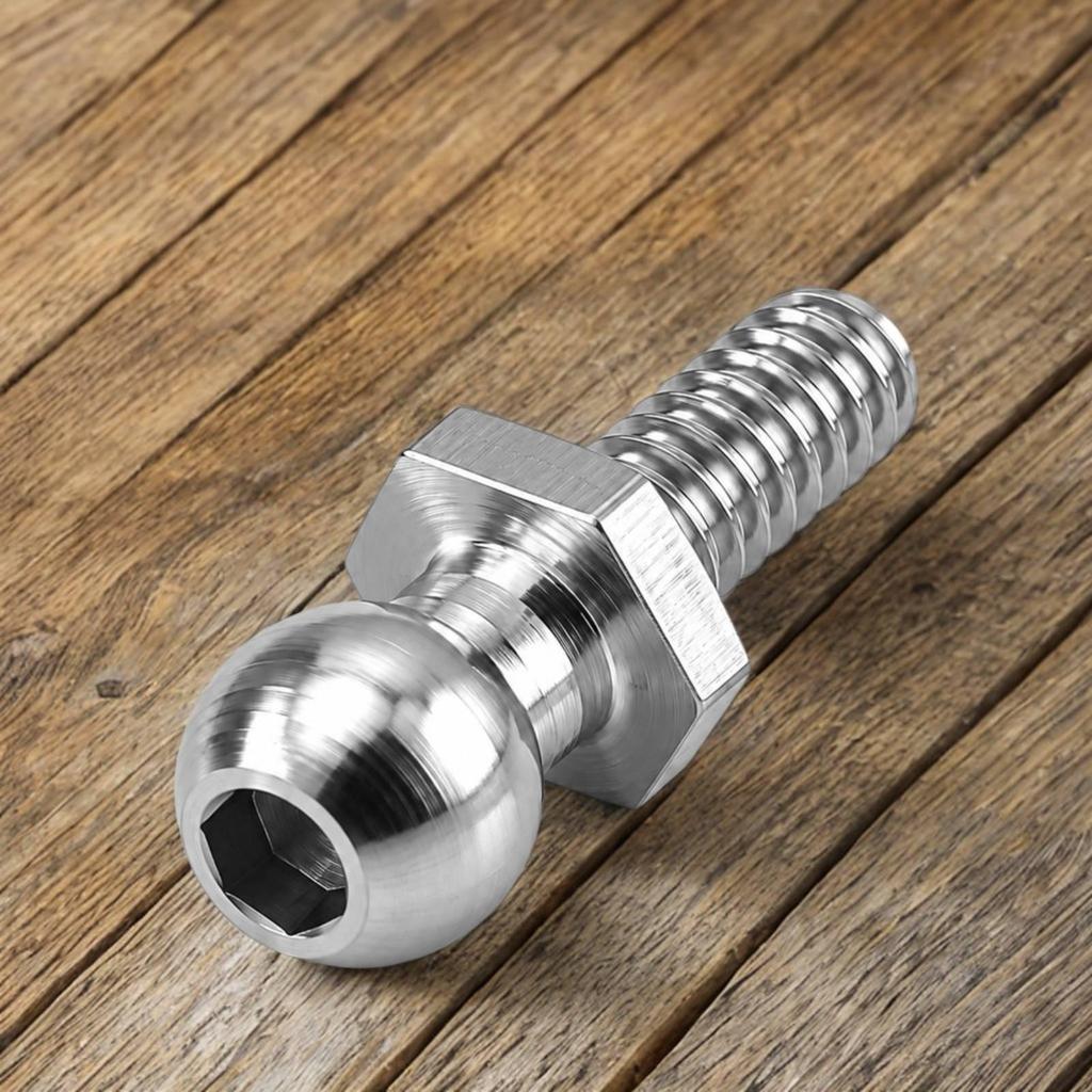 10 Pieces RC Car Screw Threaded Shaft M1.4 Machine