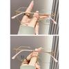 Ultralight Eyeglasses Female Male Anti- Blue Ray Polygon Frames Glasses Anti-radiation Glasses Korean Ultralight Eyeglasses