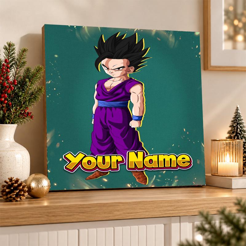 Dragon Ball Gohan Custom Name Diamond Painting Personalized 5D Full Drill DIY Diamond Art Home Decor