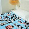 Cartoon Panda Blanket Autumn/Winter Thick Warm Air Conditioning Blanket Milk Velvet Cover Blanket Student Napping Blanket