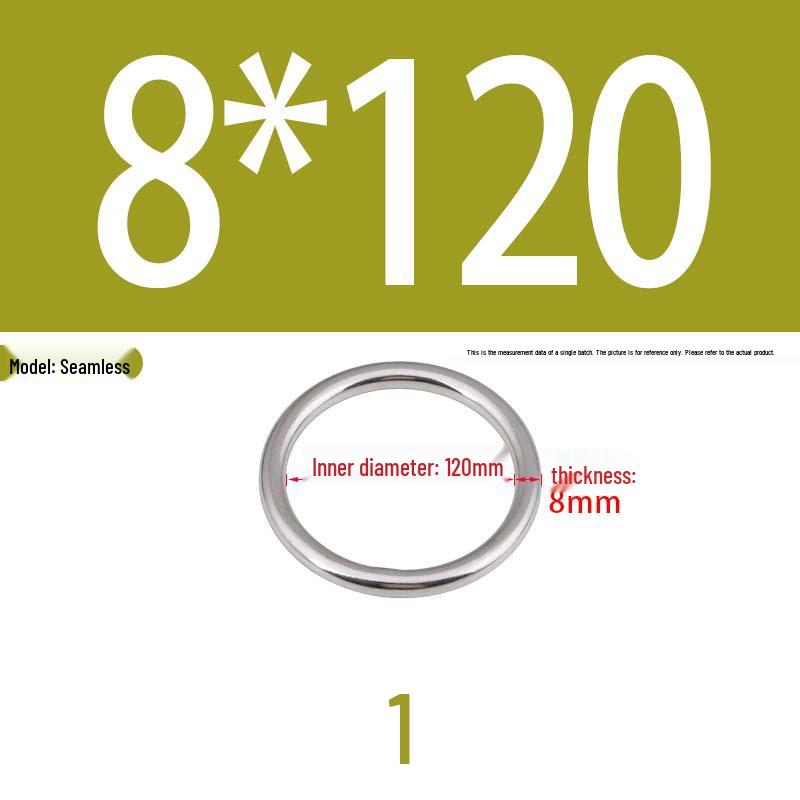 304 Stainless Steel Seamless O-Ring for Lifting and Hammock Yoga Connection
