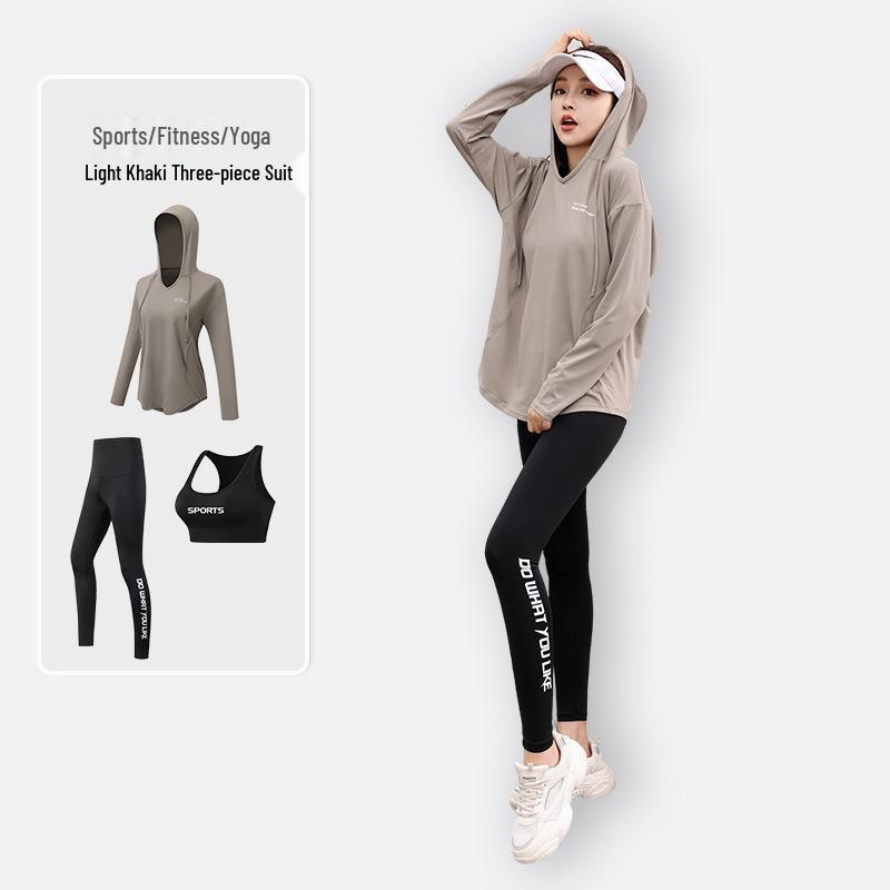 2025 Plus Size Yoga & Fitness Set: Outdoor Running Sportswear for Girls, Slimming Loose Fit