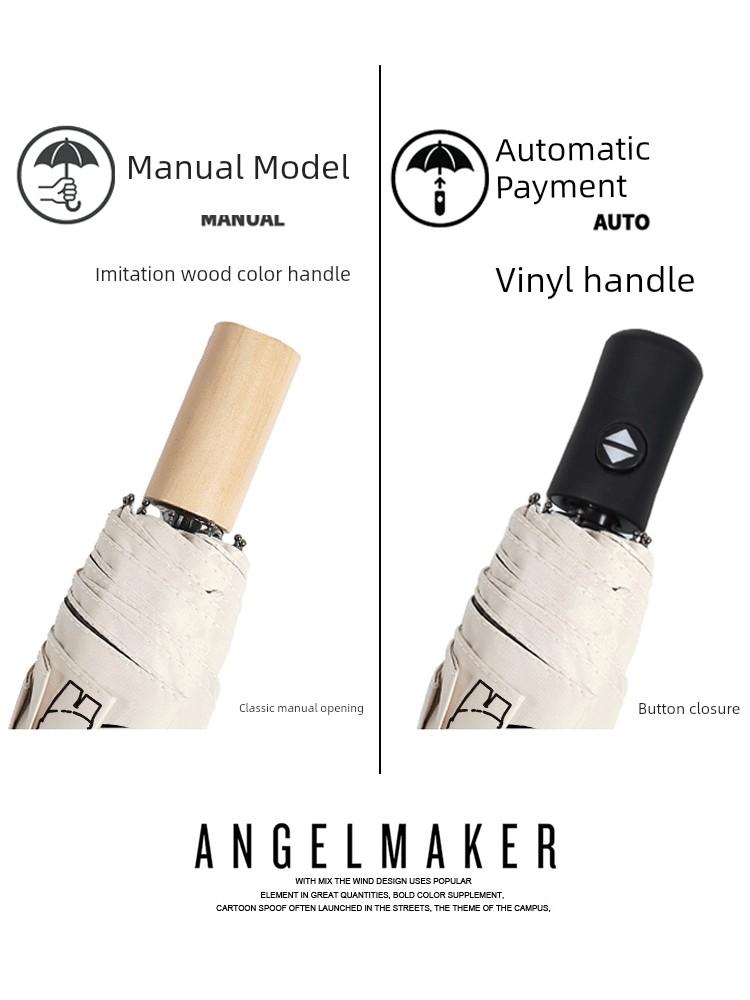 Night Deer Yorushika Band Nico Singing Performer Merchandise Automatic Dual-Use Sun and Rain Uv Protection Umbrella for Women