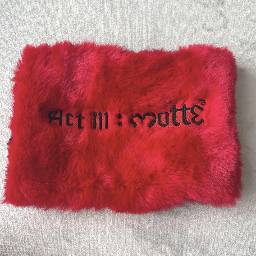 

[Б/У] BIGBANG G-DRAGON меховая сумка красная черная