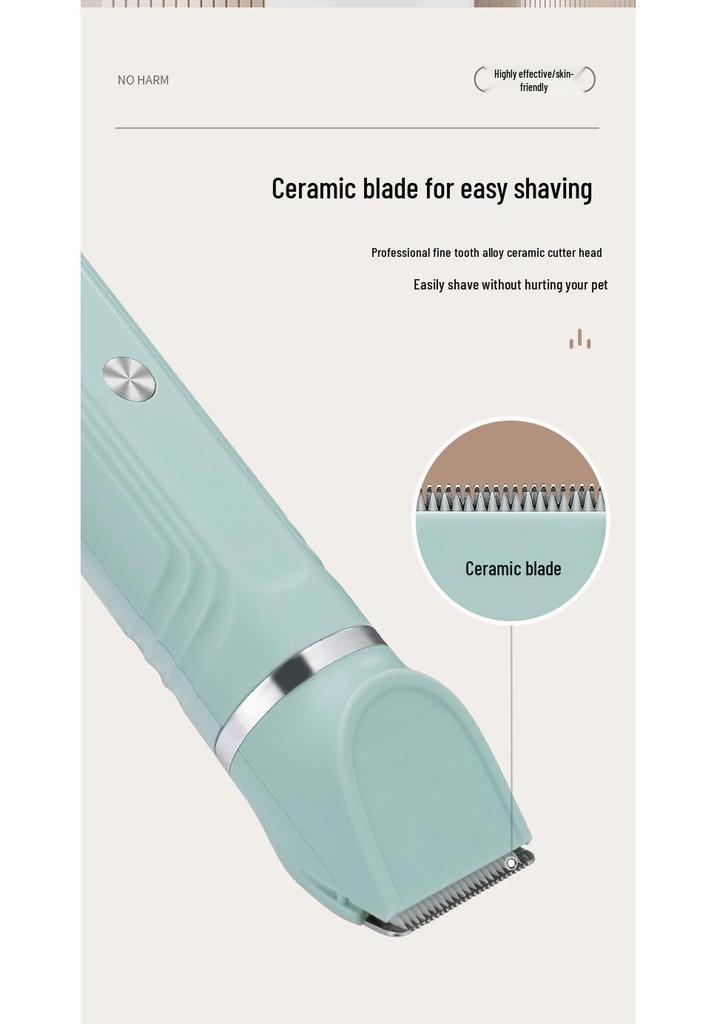 Pet Electric 4-in-1 Hair Clipper: Cat Paw, Dog & Pet Trimmer