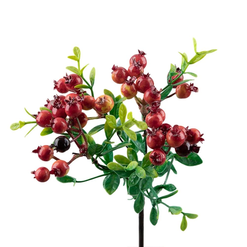 1 Pcs Fake Flowers Plant Artificial Berry Flowers For Weddings & Home Decor Wreaths Home Decor Garden Decoration