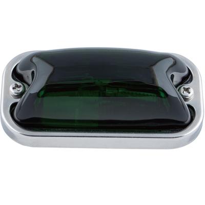 Jet Inoue 633943 Truck Supplies, Square Marker Lamp, Front Opening Type, Includes 24V 6W Bulb, Green