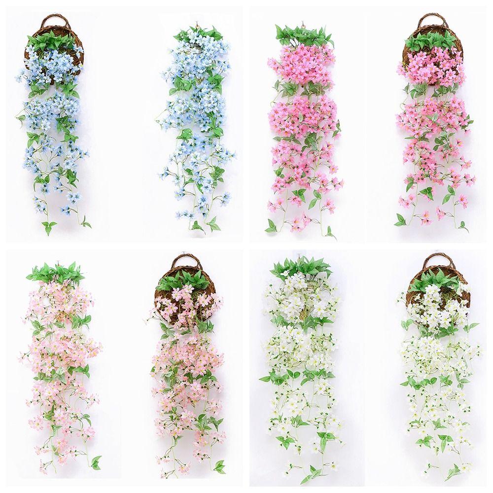 

Принадлежности Настенный венок Искусственные цветы Гирлянда Реалистичный зимний жасмин Ипомея Виноградная лоза