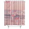 Romantic Pink Heart Shower Curtain For Bathroom Decor Waterproof And Durable Easy To Clean And Maintain To Install Wrinkle-Free