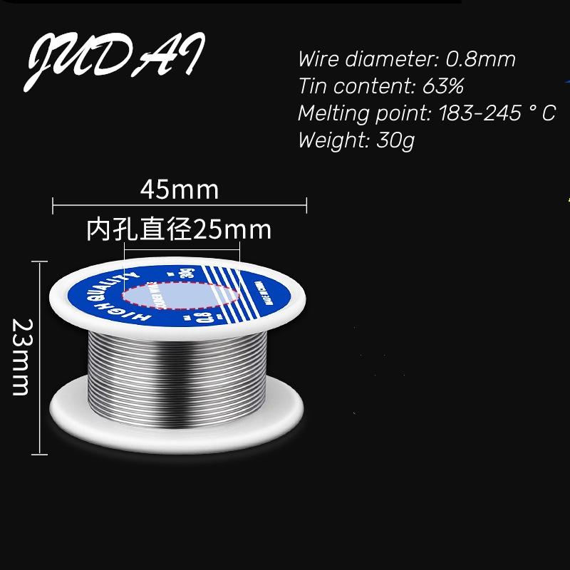 20/30/50G Filo per Saldatura Elettronica Fili per Saldatura Nucleo di Pece Stagno Filo per Saldatura Multiuso Bobina di Filo di Ferro Strumento Domestico