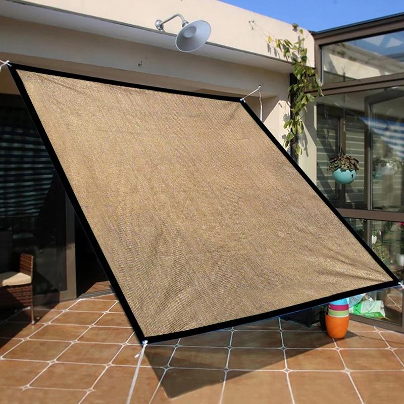 90% Shading Rate Sunshade Net Sun Shelter Shade Cloth Outdoor Canopy Awning Carport UV Protection Plant Shading Mesh Pergola
