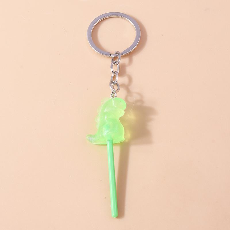 Lovely Resin Candy Lollipop Keychain Mini 3D Simulation Food Key Rings for Men Women Handbag Pendants DIY Kids Jewelry Gifts