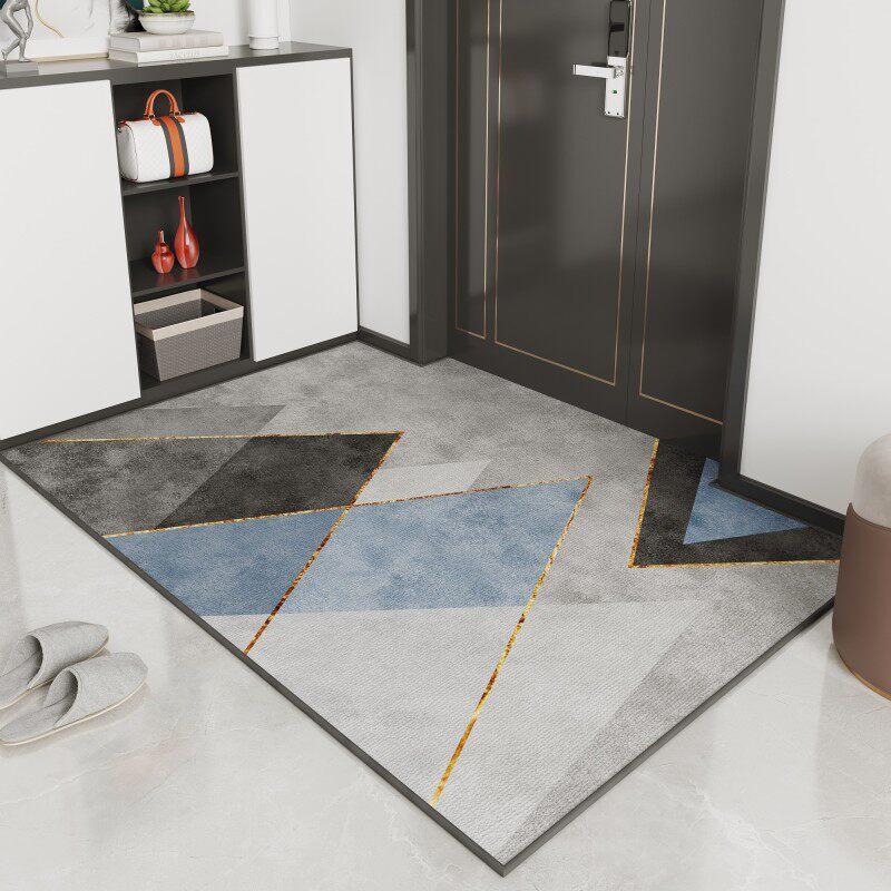 Light Luxury Door Floor Mat Entry Door Entrance Entrance Door Mat Entry NonSlip Foot Mat Crystal Velvet Floor Mat