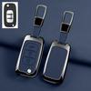 3 Button Zinc Alloy Leather Car Key Fob Case Lada Vesta Granta Xray Kalina Priora Sedan Sport Key Fob Car Key Box Cover