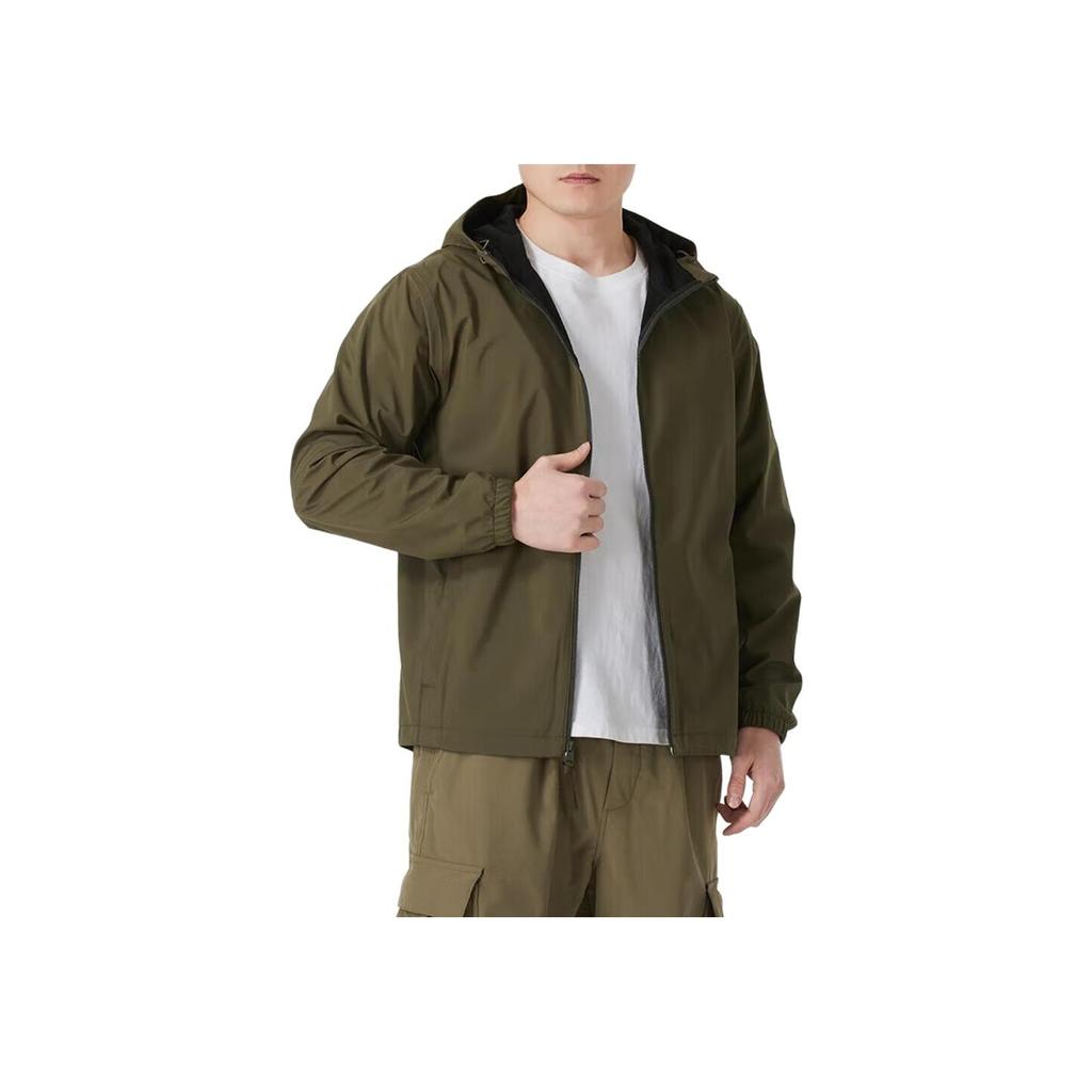 Timberland Outdoor Slim Fit Hooded Jacket Urban Life Travel Commuting Waterproof Windproof Men Jacket Army-Green A2GUSA58