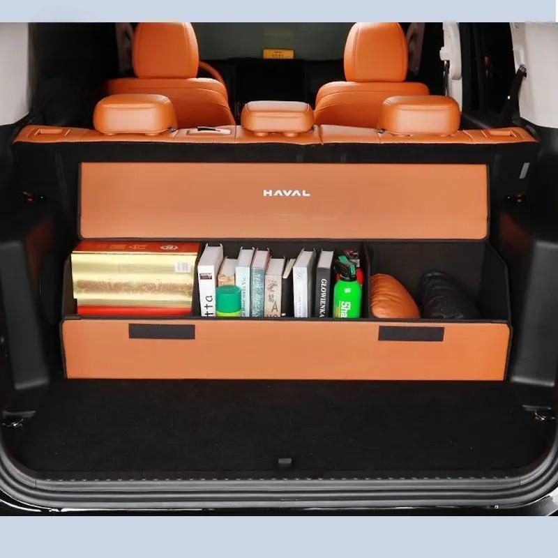 Rear Trunk Storage Cover For HAVAL H9 2024 2025 Car Trunk Storage Box Rear Tailgate Cargo Organizer Interior Accessories
