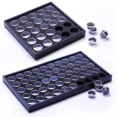 Caja de Almacenamiento para Joyería y Pedrería de Uñas - Opciones de 25 y 50 Compartimentos