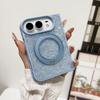 Case For Apple iPhone Duo For Foldable iPhone Duo For Magsafe With 360° Rotation Magnetic Ring Stand Luxury Bling Glitter Cover