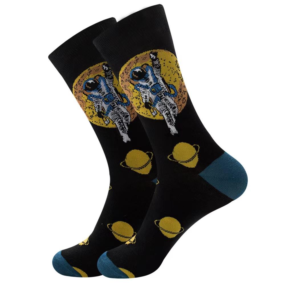 AB New Fashion Socks for Men and Women Colorful Cartoon Animal Cotton Sock Hip Hop Funny Plant Mushroom Bird Stocking
