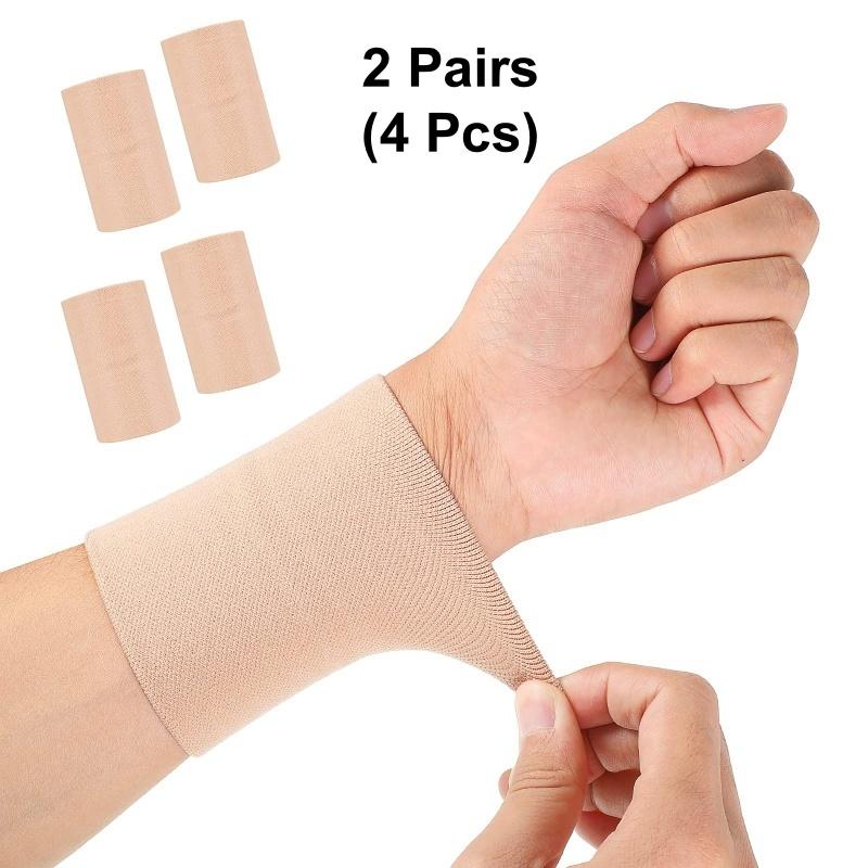 

1/2 Pairs Compression Wrist Sleeve Brace Support For Tennis Tendonitis Carpal Tunnel Pain Relief Elastic Wristbands S