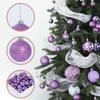 44PCS Gold Christmas Ornaments Set: Elegant Matte & Glitter Baubles For Holiday Christmas Ball Ornaments Tree Decorative