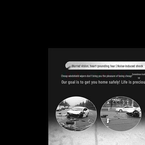 Premium Frameless Wiper Blades for Great Wall M2 - Compatible with Front Windows of Both New and Old Models