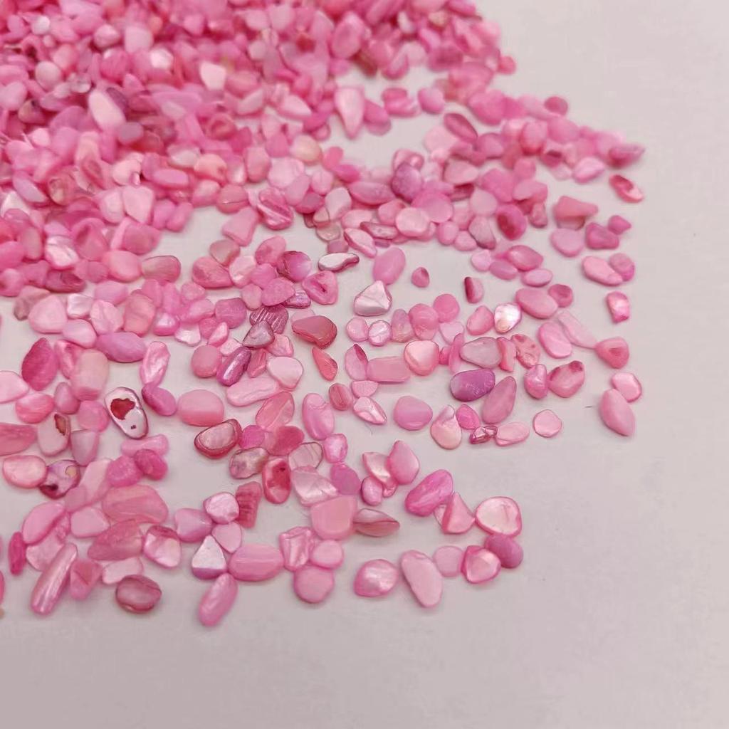 Piedras de Concha de Terrazzo Blanco y Negro de Nácar para Decoración de Acuario y Maceta