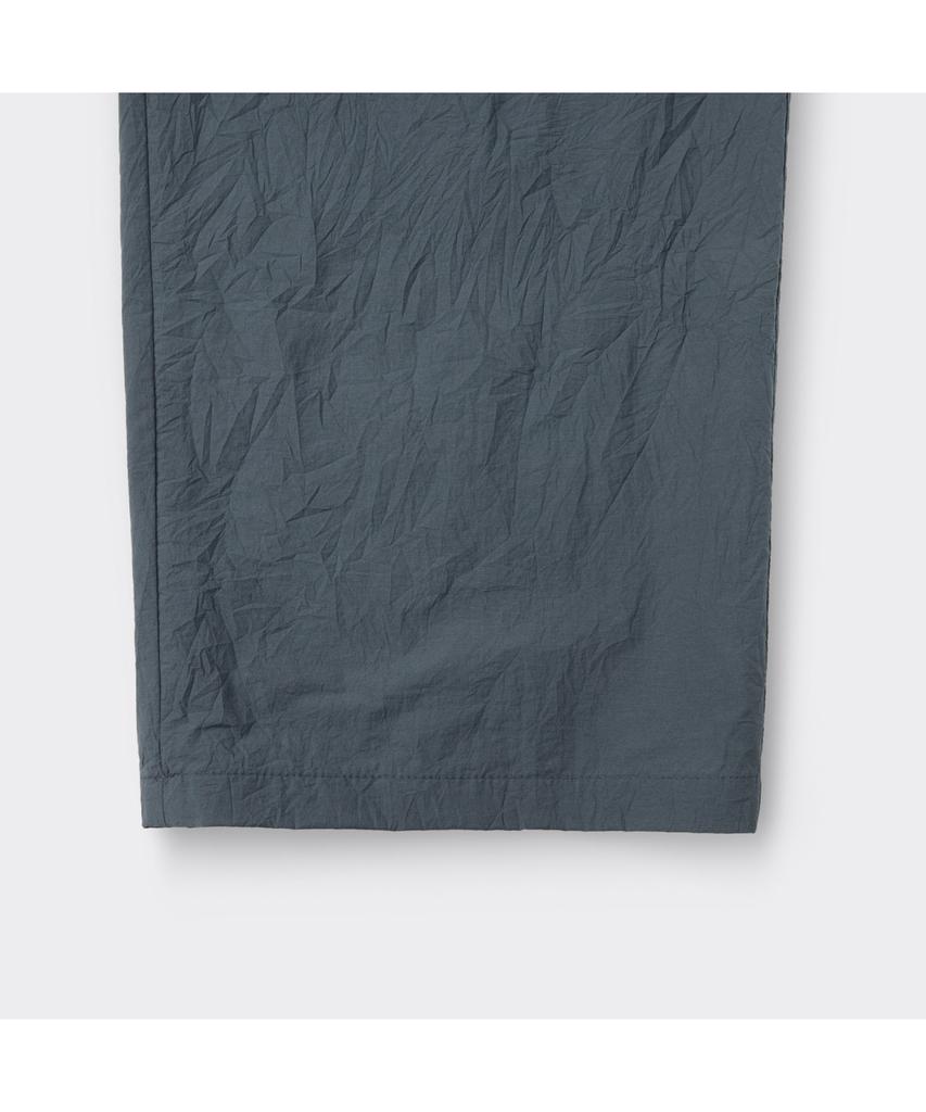 Keoseuuteommellou Gray Loose Fit Tucked Creased Pants Cwpam26431Gyx