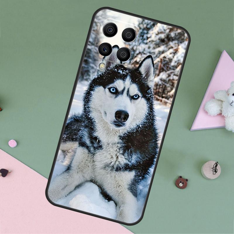 

Animal Wolf Dog Husky For Samsung Galaxy M23 M12 M13 M14 M15 M35 M55 M34 M54 M33 M53 M31 M11 M32 M52 M06 M16 Case Samsung M55