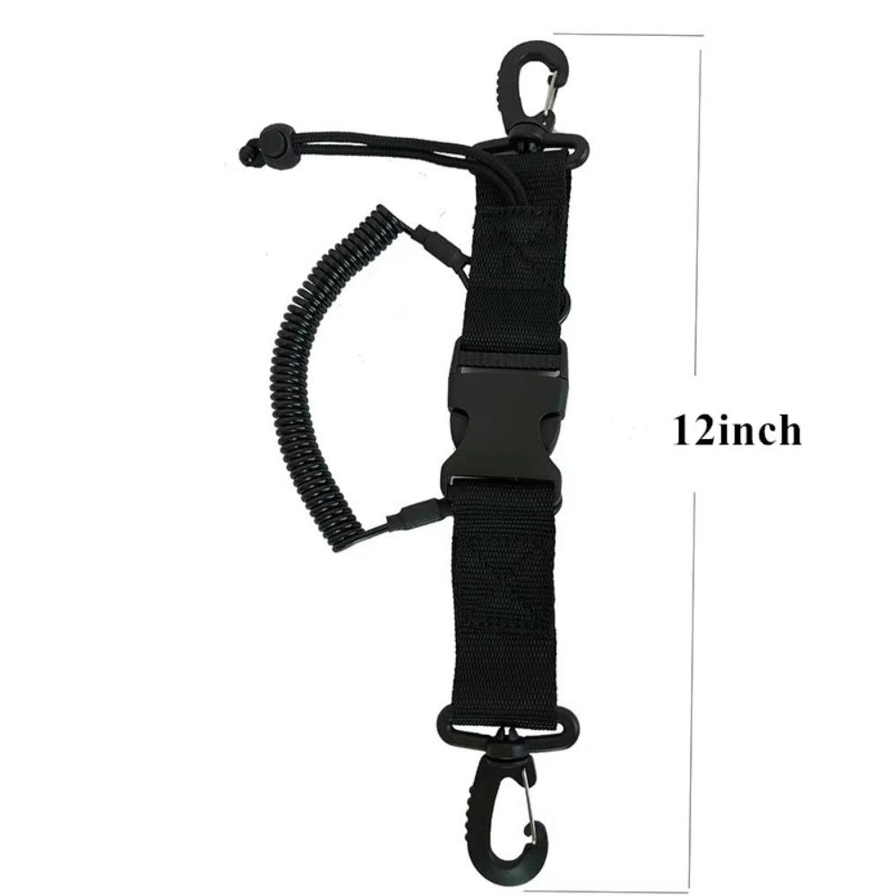 Quick Release Diving Camera Lanyard Strap Buckle Clips Underwater Camera Anti-lost Spring Rope Diving Anti-lost Rope