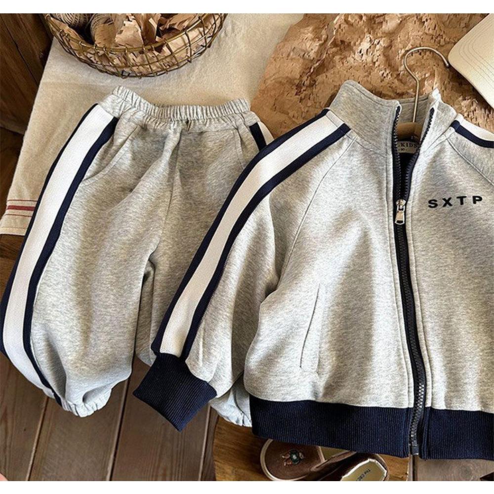 Children's Clothing Set 3-8Y Spring/Autumn New Arrival Boys' Long-Sleeved Trousers Casual Girls' Sports Set