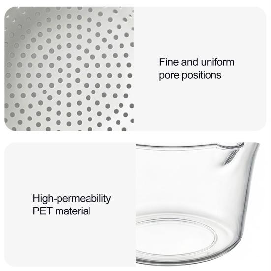 3Pcs Double Layer Drain Basket with Handle 2-in-1 Strainer Storage Container Small Vegetable Fruit Mini Berry Tomato Grape Washing Colander Bowl