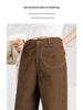 Xin Ge Women's 2024 High-Waisted Wide-Leg Retro Jeans