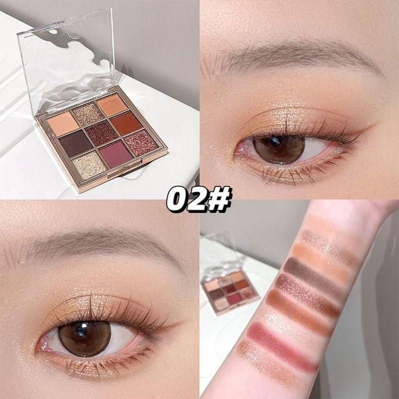 Gege Bear - Light Phantom 9 Colors Eyeshadow Palette - 4 Types