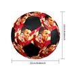 1pz Cristiano Ronaldo Forza misura 5 pallone da calcio PrahaPallone da calcio indoor Colorato Per tutte le età Cucito a macchina PVC Pronto per la competizione Resistente Alto rimbalzo