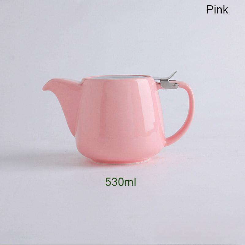 Japanese Ceramic Teapot with Stainless Steel Strainer  Filter Exquisite   for Puer  Oolong Kung Fu Tea Set