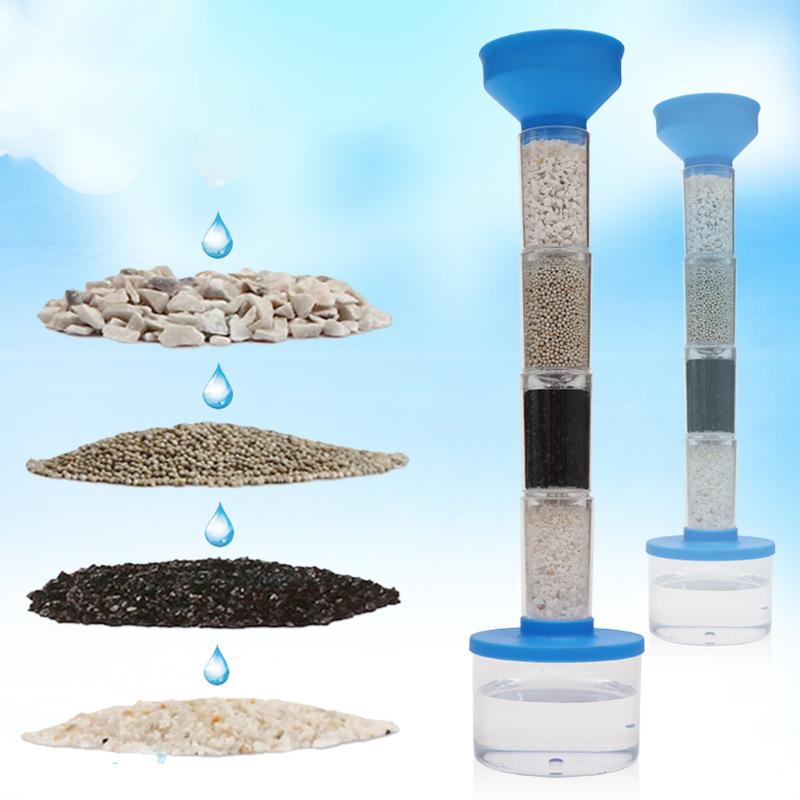 Kit d'eau propre DIY Green Science pour enfants Projet scientifique Apprentissage STEM Éducatif Ensemble de jouets de purification