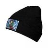 Demon Slayer Kimetsu No Yaiba Skullies Beanies Caps Unisex Winter Warm Knit Hat Adult Anime Unisexga Bonnet Hats Outdoor Ski Cap