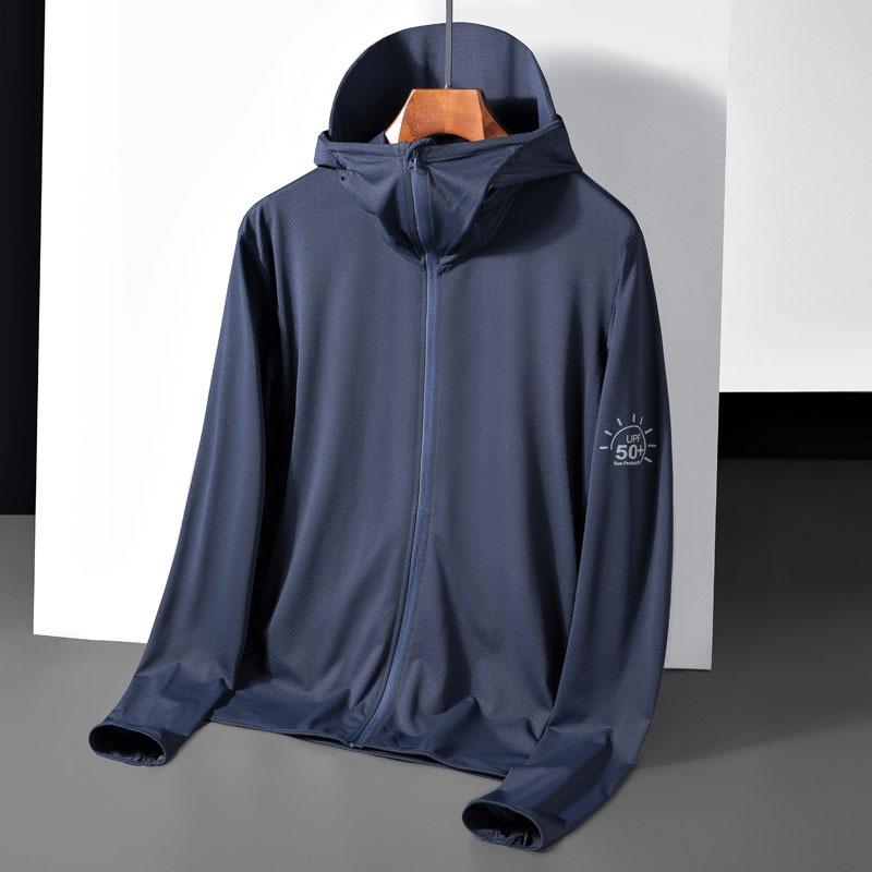 Ice Silk Sunscreen Clothes Men's Summer 2025 New Fat Plus Size Fat Fishing UV Protection Jacket Tide