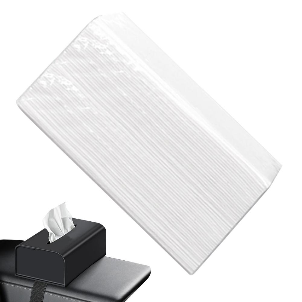 Tissues For Car Double Layer Travel Paper Towels Napkin Holder Refill Comfortable Travel Tissue Packs Travel Facial Tissues For