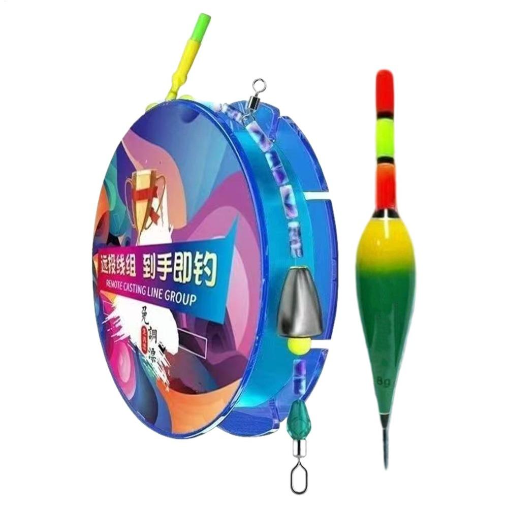 Set di Canna da Pesca Automatica Bobber per Lanci Facili Galleggiante Che Cambia Colore Accessori da Pesca