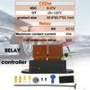 Adjustable Radiator Fan Controller Switches Kit For 12V 24V Vehicles Supports 2 Fans With Digital Temperature Readout