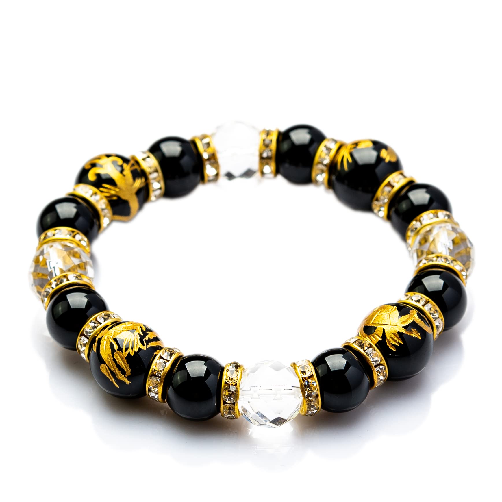 

Power Natural Four Blue White Genbu Gods Onyx x cut [Kyojudo] Stone, Stone, Gods, Amulet, Amulet, Men s Bracelet, Dragon, Tiger, Suzaku, (Four