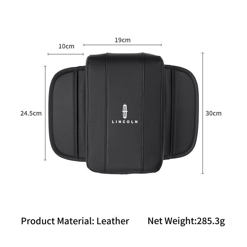 Car Armrest Box Booster Pad with Storage Bag Auto Accessories For Lincoln MKZ MKX Aviator Navigator Continental Corsair MKC MKT hpo0