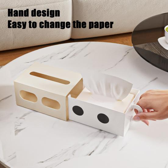 Tissue Box Table Napkin Paper Container Large Capacity Cartoon Shape