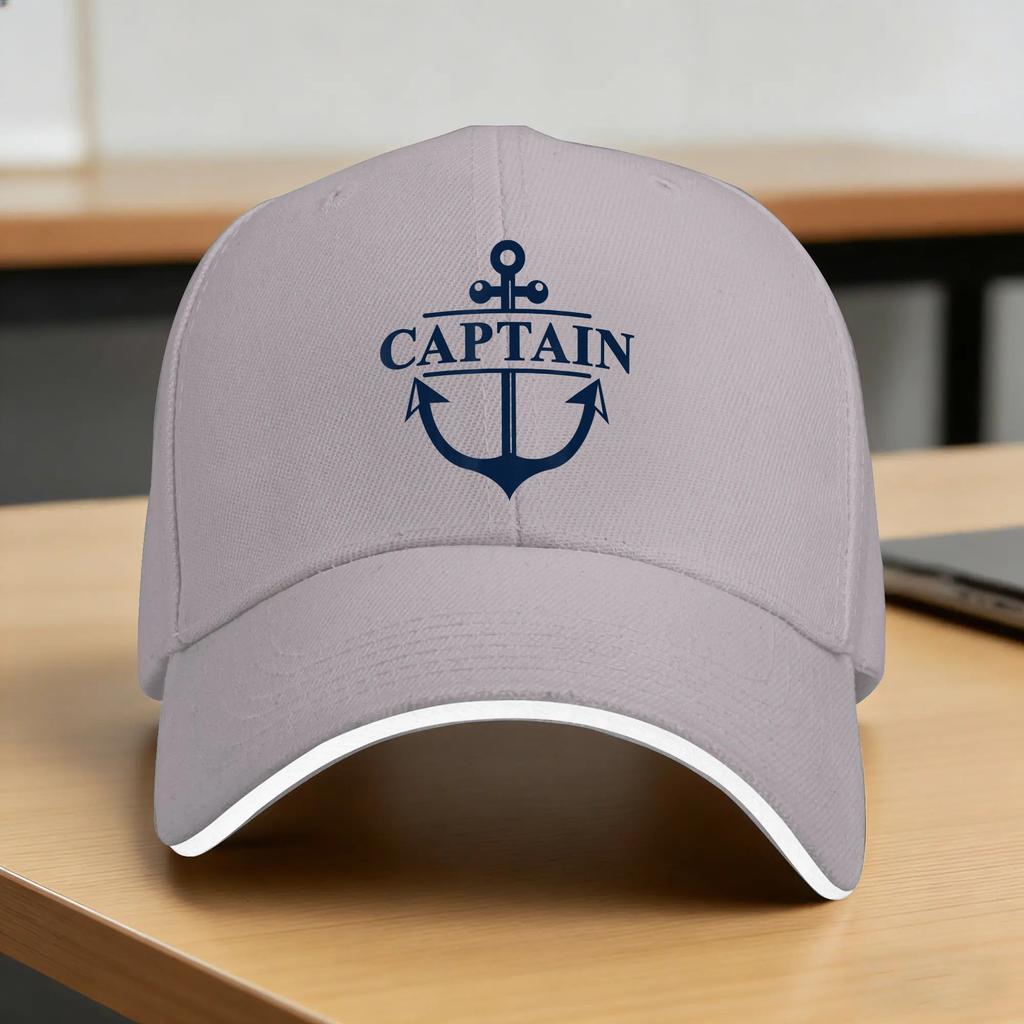 Captain & First Mate Matching Set Pontoon Boat Sailing Sun Baseball Cap Summer Unisex-Teens  Print Trucker Hat Gym Baseball Caps