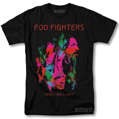 Foo Fighters Shirt Wasting Light Rock Concert Vntg Graphic Design T-Shirt
