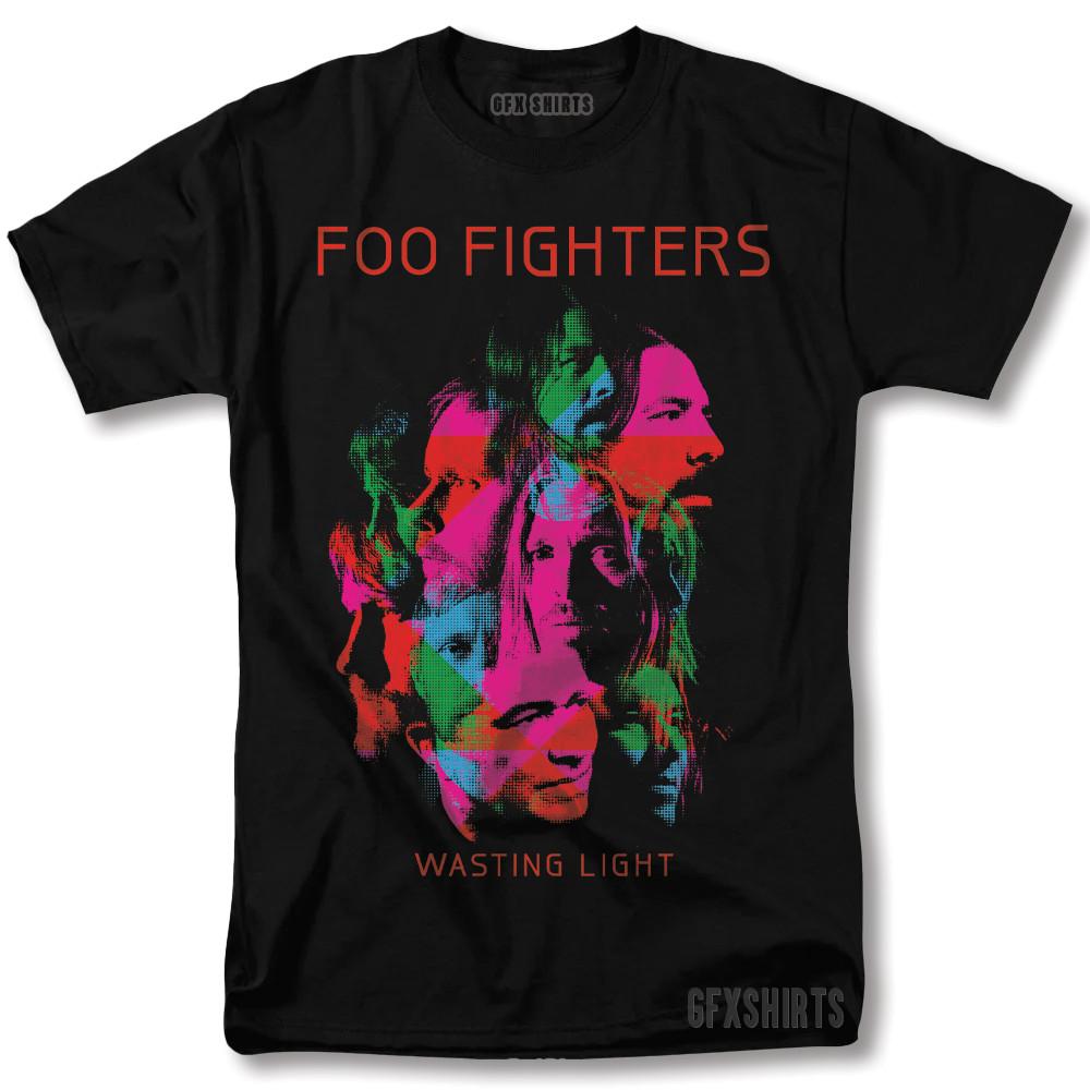 Футболка Foo Fighters Wasting Light Рок-концерт Винтажный Графический Дизайн Футболка S